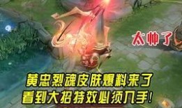 黄忠皮肤爆料视频,华丽变身，战场霸主再临